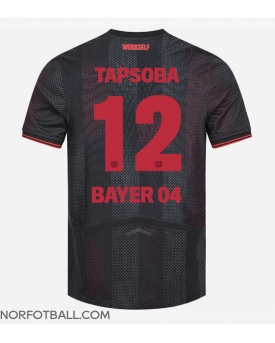 Billige Fotballdrakt Bayer Leverkusen Edmond Tapsoba #12 Replika Hjemmedrakt 2025-26 Kortermet Billige Fotballdrakt Bayer Leverkusen Edmond Tapsoba #12 Replika Hjemmedrakt 2025-26 Kortermet